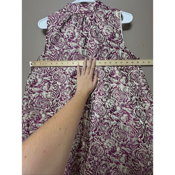 NWT Sunday in Brooklyn Brocade Back Bow Mini Shift Dress Women's Small - Picture 9 of 12